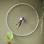 Bicycle Wheel Clock 57 Cm Black, thumbnail 1 of 6