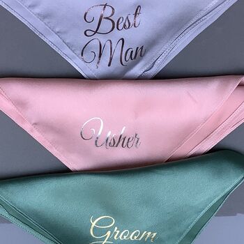 Personalised Father Of The Bride / Groom Handkerchief, 4 of 6