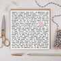 Baseball Quotes Greeting Card For Sport Lovers, thumbnail 1 of 5