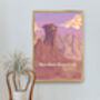 Theodore Roosevelt National Park Travel Poster Print, thumbnail 5 of 8