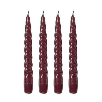 Set Of Four Twisted Taper Candles, 4 of 4