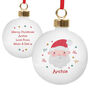 Personalised Santa Bauble Christmas Gift For Kids, thumbnail 4 of 5