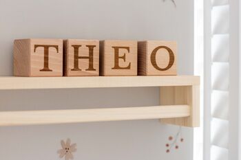 Personalised Wooden Blocks, 3 of 9