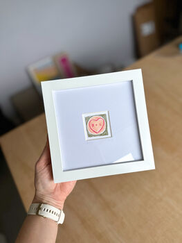 Personalised Love Hearts Mini Art Print, 3 of 8