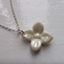 Flower Pearl Necklace, thumbnail 2 of 6