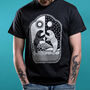 Mens Bear Sun And Moon Design T Shirt, thumbnail 2 of 6