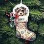 Personalised Miniature Schnauzer Stocking Bauble, thumbnail 1 of 2