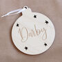 Personalised Wooden Christmas Tree Decoration, thumbnail 3 of 4