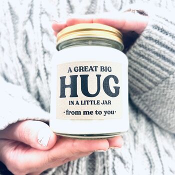 A Great Big Hug In A Little Jar Scented Soy Candle, 2 of 8