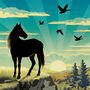 Scenic Horse Lovers Gift Limited Edition Print, thumbnail 7 of 7