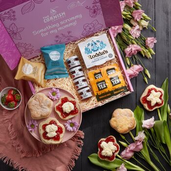 Mother's Day Flower Scone Cream Tea Hamper, 2 of 4