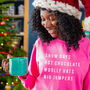 'Snow Day' Christmas Unisex Sweatshirt Jumper, thumbnail 1 of 11