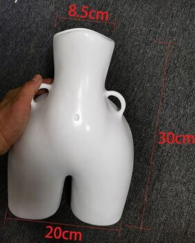Female Body Vase In White Or Black Various Sizes, 5 of 9
