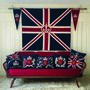Union Jack Coronation Cushion With Royal Insignia, thumbnail 4 of 4