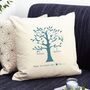 Personalised Family Tree Cushion Cover, thumbnail 2 of 7