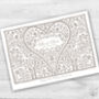 Personalised Anniversary, Engagement Or Wedding Card, thumbnail 2 of 5