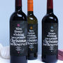 Personalised Teachers Christmas Wine Labels, thumbnail 1 of 4