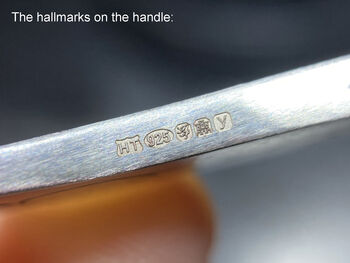 Hallmarked Solid Sterling Silver Butter Knife, 6 of 6