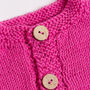 Baby Cotton Cardigan Easy Knitting Kit, thumbnail 5 of 9