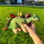 Large Colourful Stegosaurus Cuddly Toy, thumbnail 1 of 4