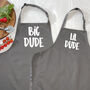 Big/Lil Dude Father And Son Apron Set, thumbnail 2 of 6