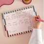 A4 Weekly Planner Pad | Boho Nouveau, thumbnail 3 of 5