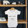 Our First Father's Day 2023 Personalised Baby Grow, thumbnail 12 of 12