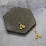 Triangle Eye Charm Necklace, thumbnail 2 of 3