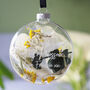 Floral Glass Bauble Keepsake For Mum, thumbnail 8 of 9