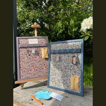 The Ailsa – Small Handmade Key Board In Floral Print, 2 of 4