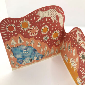 Fold Out Animals Greeting Card, 5 of 10