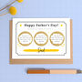 Personalised Father's Day Match Three Scratch Card, thumbnail 1 of 9