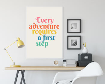 Adventure Quote Print, 3 of 3