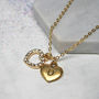Personalised Diamante Heart Necklace, thumbnail 3 of 4