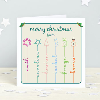 Personalised Icon Christmas Cards, 3 of 9