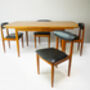 Four Mid Century Dining Chairs By Schreiber, thumbnail 4 of 7