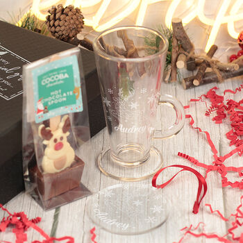 Reindeer Christmas Hot Chocolate Mug And Christmas Decoration Gift Box, 2 of 7