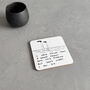 Pudding Coaster – David Shrigley Funny Art Gift, thumbnail 1 of 5