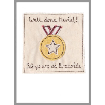 Personalised Gold Medal Congratulations Card, 8 of 12