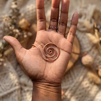 Copper Spiral Energy Pendant, 2 of 8