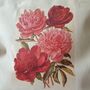 Floral Botanical Print Cotton Shopper Tote Bag, thumbnail 2 of 12