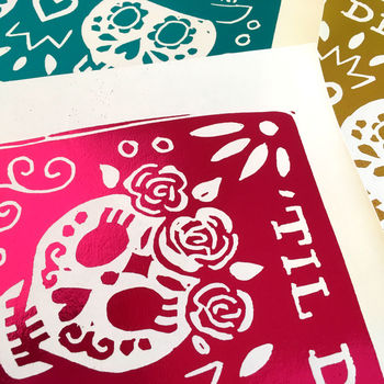 Day Of The Dead Foil Print, 4 of 4