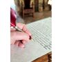 Handwritten A4 Parchment Letter With Red Wax Seal, thumbnail 2 of 7