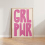 Girl Power Nursery Wall Art Print, thumbnail 5 of 10