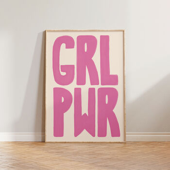 Girl Power Nursery Wall Art Print, 5 of 10
