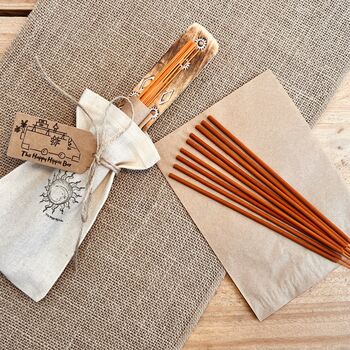 Rhubarb And Ginger Spring Hand Dipped Incense Sticks, 3 of 8