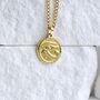 Eye Of Horus Necklace 18 K Gold Egyptian Jewelry Gift, thumbnail 6 of 6