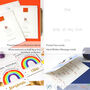 Personalised Rainbow Thinking Of You Card, thumbnail 6 of 6