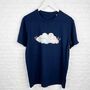 Wonder Cloud Navy T Shirt, thumbnail 2 of 3