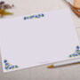 A4 Origami Writing Paper That Folds Into An Envelope With Bold Floral Design, thumbnail 2 of 5